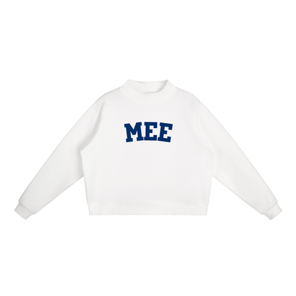MEE BLOCK LETTERS MOCK NECK