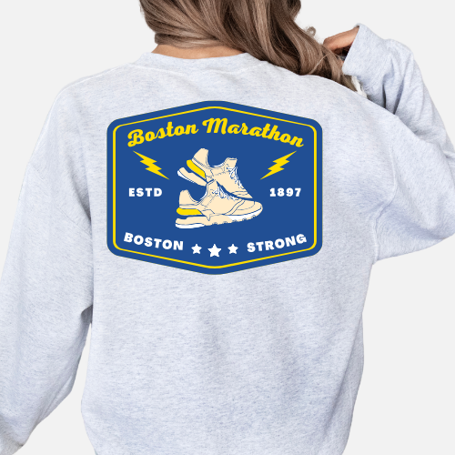 BOSTON STRONG CREWNECK - SAME DAY LOCAL PICK UP AVAILABLE