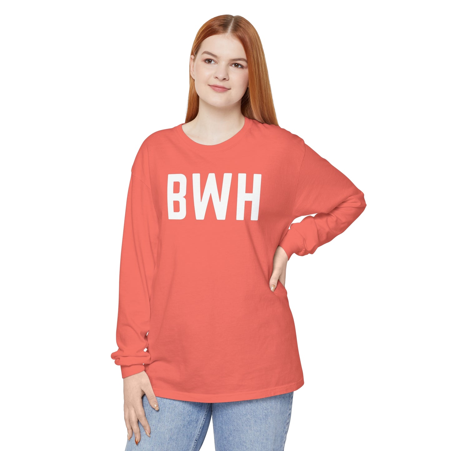 Unisex Garment-dyed Long Sleeve T-Shirt