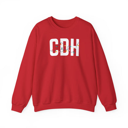 CDH HOLIDAY LIGHTS HEAVY BLEND CREWNECK