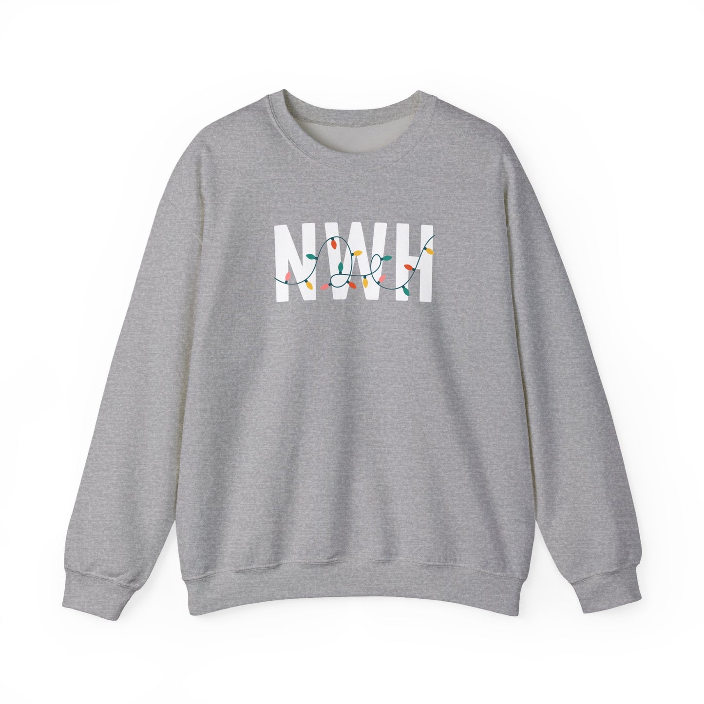 NWH HOLIDAY LIGHTS HEAVY BLEND CREWNECK