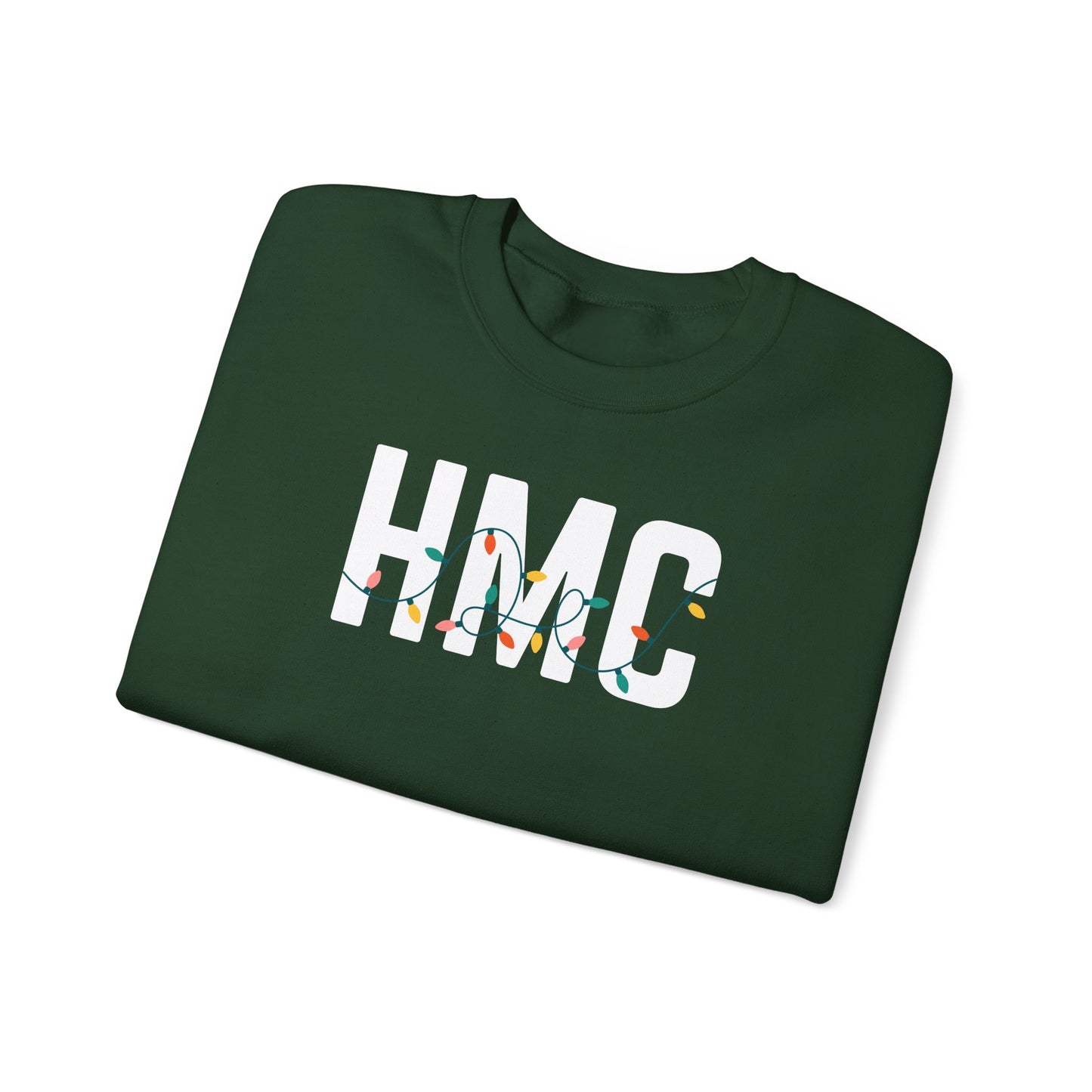 HMC HOLIDAY LIGHTS HEAVY BLEND CREWNECK