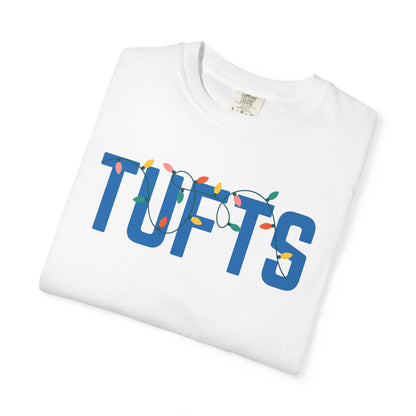 TUFTS HOLIDAY LIGHTS T-SHIRT - WHITE