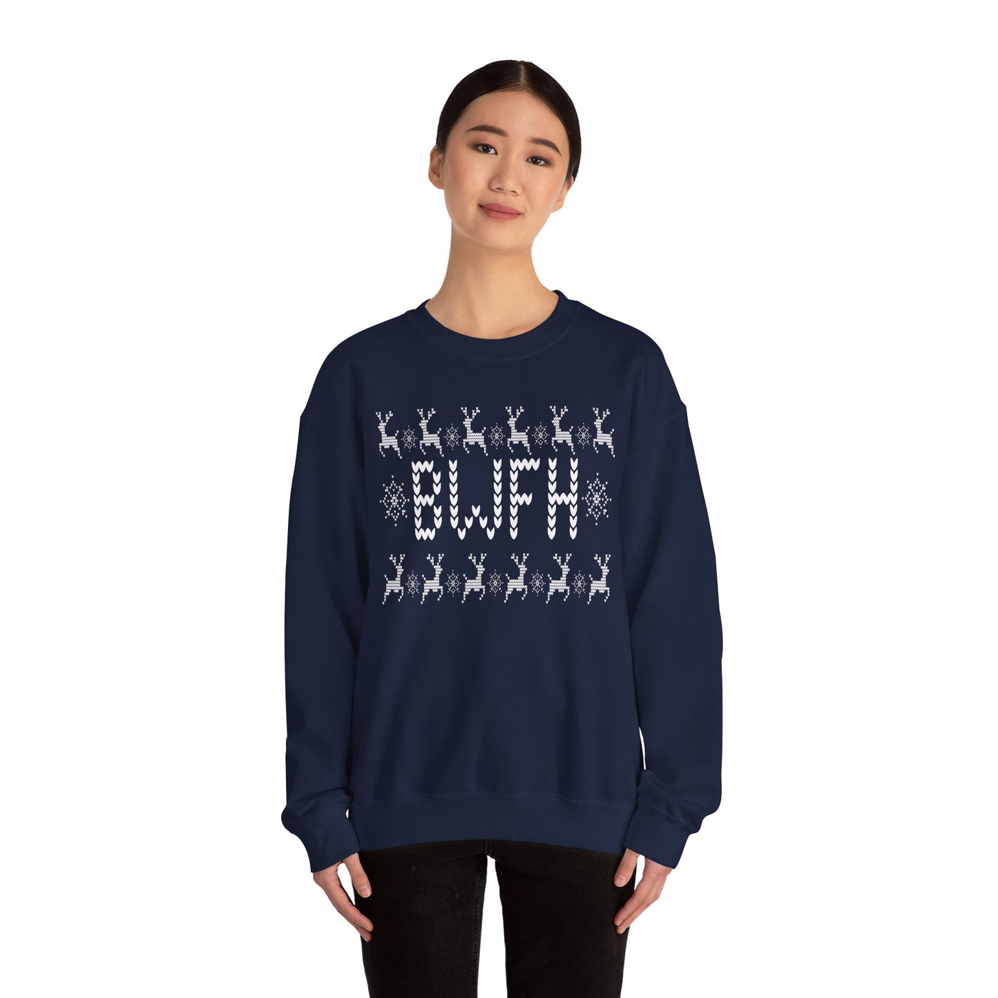 BWFH UGLY SWEATER HEAVY BLEND CREWNECK