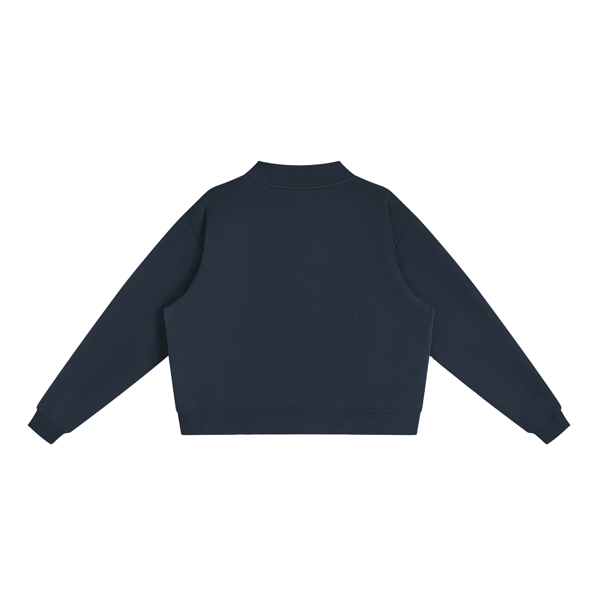 SEAPORT WHITE BLOCK LETTER MOCK NECK