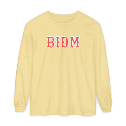 BIDM SOX LETTERS LONG SLEEVE