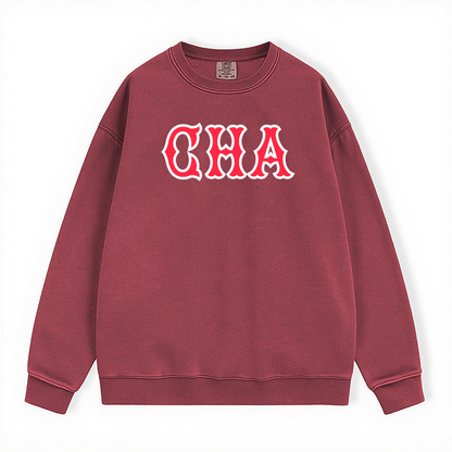 CHA SOX LETTERS CREWNECK