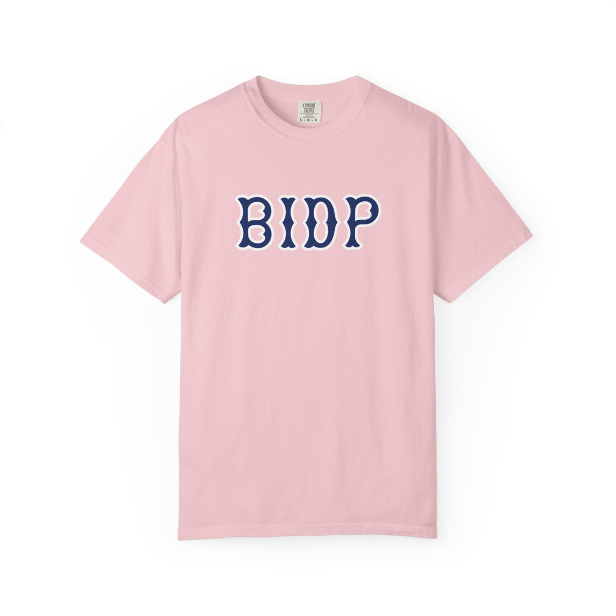 BIDP NAVY SOX LETTERS TEE