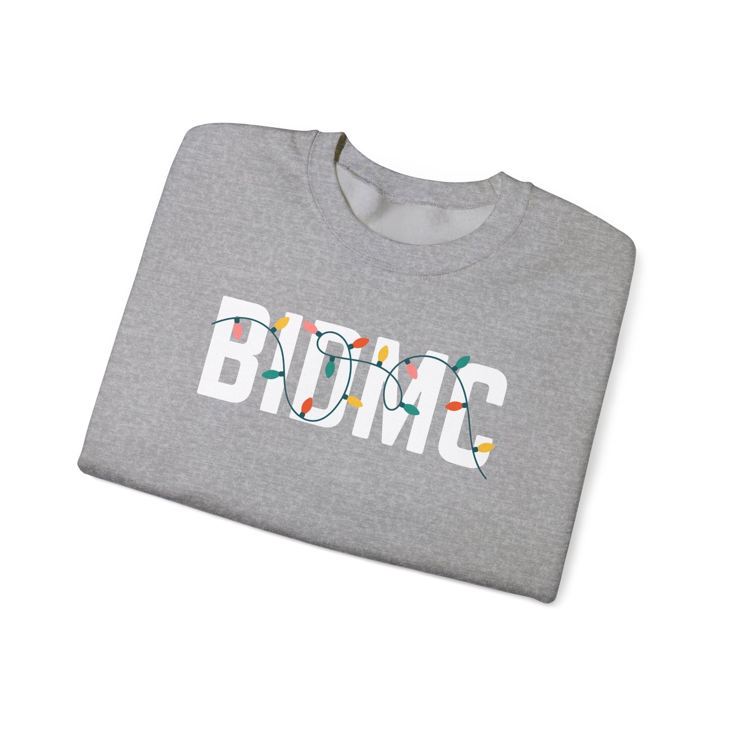 BIDMC HOLIDAY LIGHTS HEAVY BLEND CREWNECK