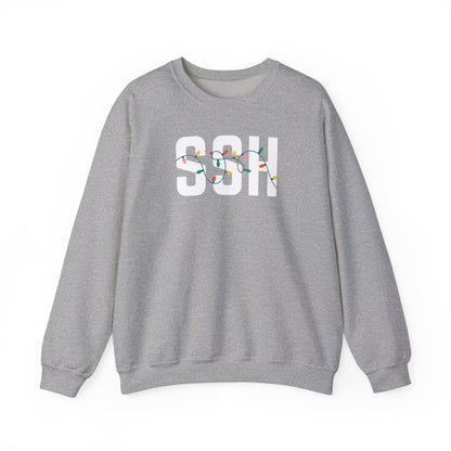 SSH HOLIDAY LIGHTS HEAVY BLEND CREWNECK
