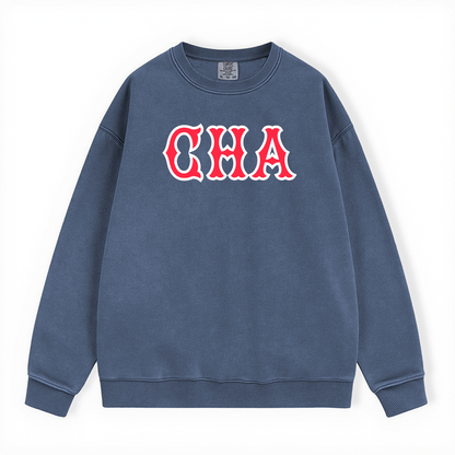 CHA SOX LETTERS CREWNECK