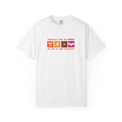 HOSPITALS RUN ON NURSES TEE