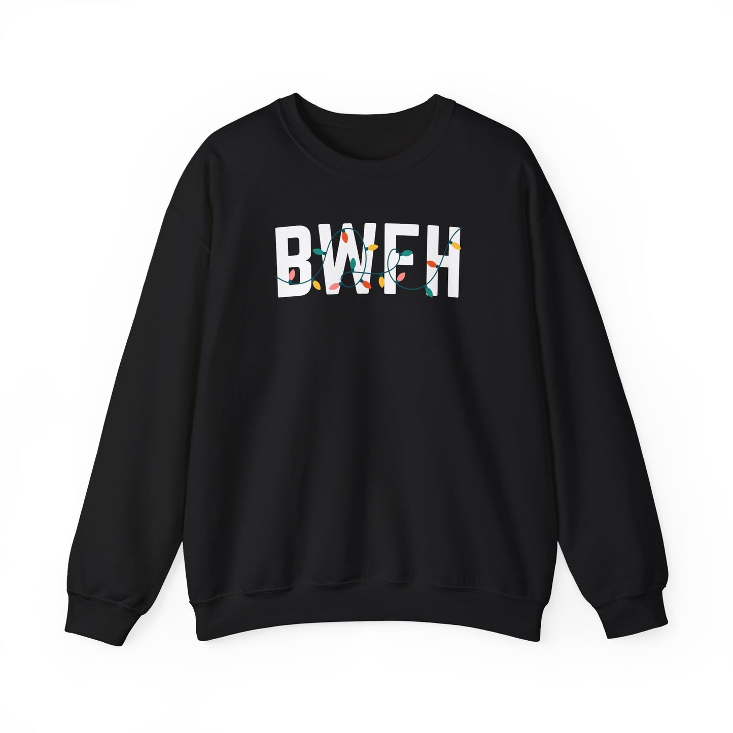 BWFH HOLIDAY LIGHTS HEAVY BLEND CREWNECK