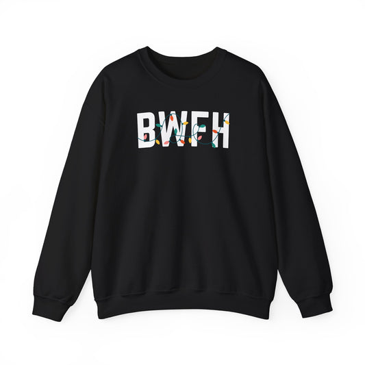 BWFH HOLIDAY LIGHTS HEAVY BLEND CREWNECK
