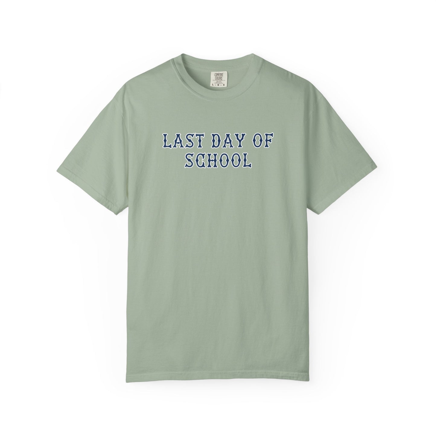 NAVY FENWAY LAST DAY OF SCHOOL TEE