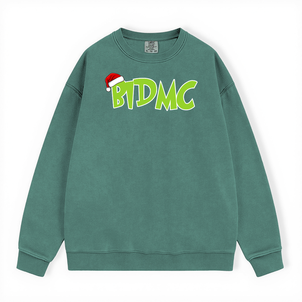 BIDMC GRINCH COMFORT COLORS CREWNECK