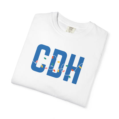 CDH HOLIDAY LIGHTS T-SHIRT - WHITE