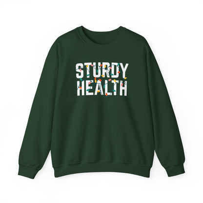 STURDY HEALTH HOLIDAY LIGHTS HEAVY BLEND CREWNECK