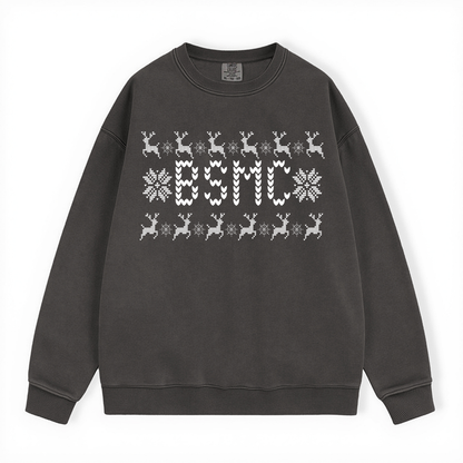 BSMC UGLY SWEATER COMFORT COLORS CREWNECK