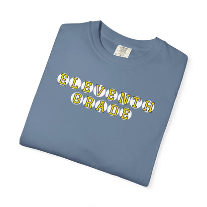 ELEVENTH GRADE YELLOW PLAYER LETTERS T-SHIRT