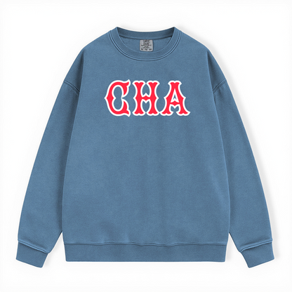 CHA SOX LETTERS CREWNECK
