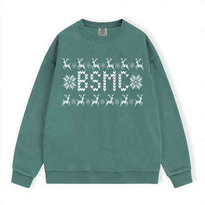 BSMC UGLY SWEATER COMFORT COLORS CREWNECK