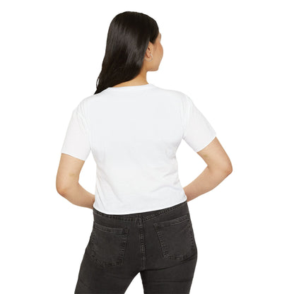 BOSTON STRONG FLAG CROPPED TEE