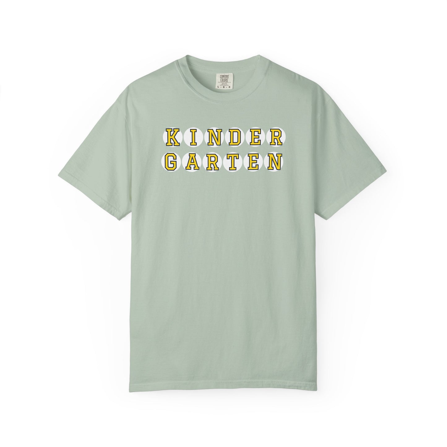 KINDERGARTEN YELLOW PLAYER NUMBER T-SHIRT