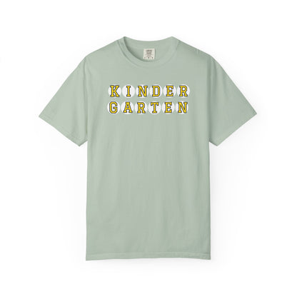 KINDERGARTEN YELLOW PLAYER NUMBER T-SHIRT