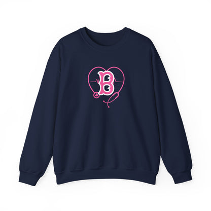 BOSTON BREAST CANCER AWARENESS GILDAN CREWNECK