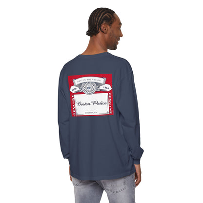 BOSTON POLICE CROWN LABEL LONG SLEEVE