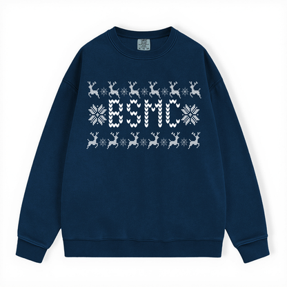 BSMC UGLY SWEATER COMFORT COLORS CREWNECK