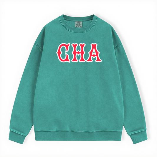 CHA SOX LETTERS CREWNECK