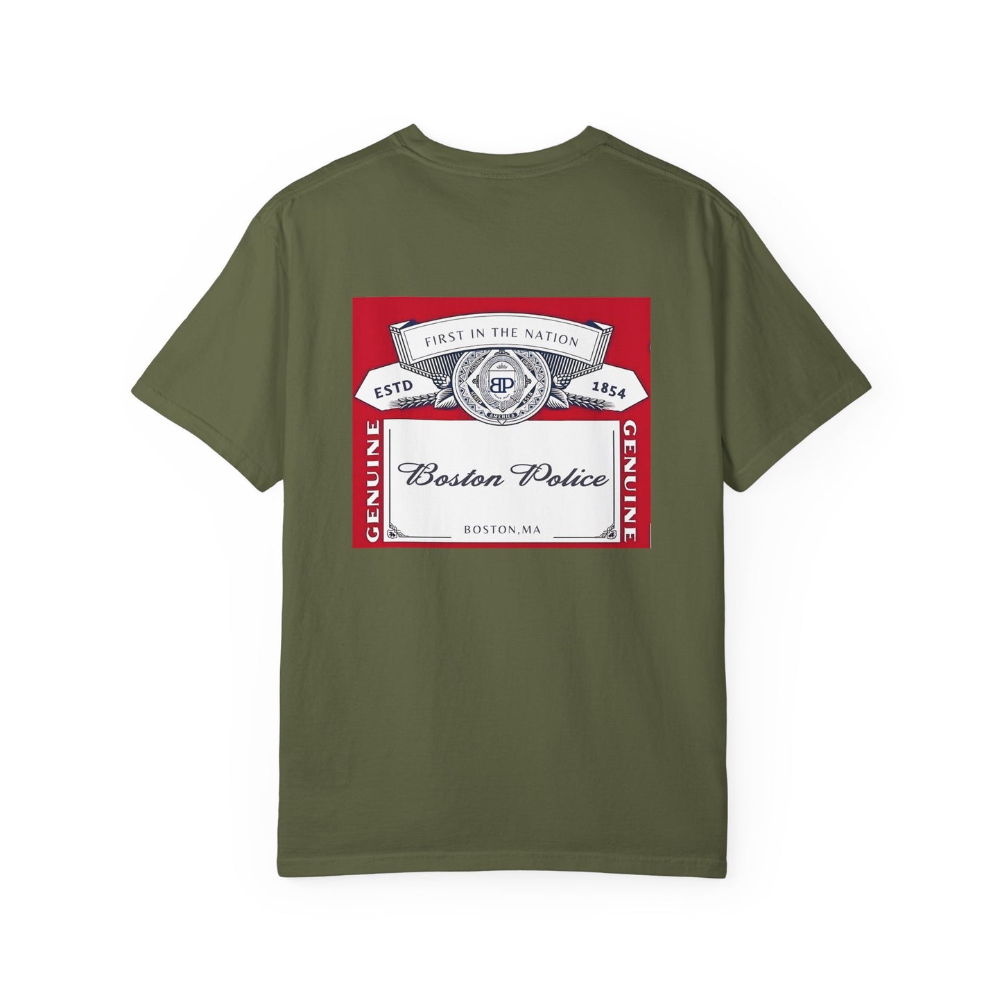 BOSTON POLICE CROWN LABEL T-SHIRT