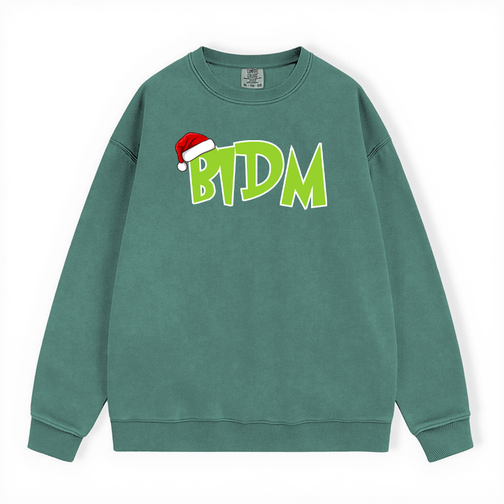 BIDM GRINCH COMFORT COLORS CREWNECK