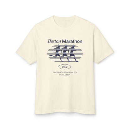 HOPKINGTON TO BOYLSTON HEAVYWEIGHT COTTON TEE