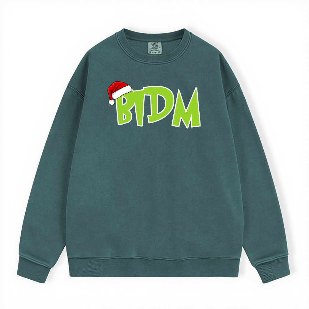 BIDM GRINCH COMFORT COLORS CREWNECK