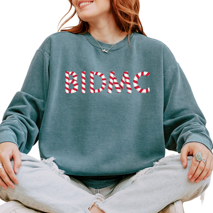 BIDMC CANDY CANE CREWNECK