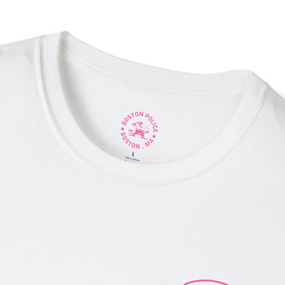 BOSTON POLICE BREAST CANCER AWARENESS SOFTSTYLE T-SHIRT