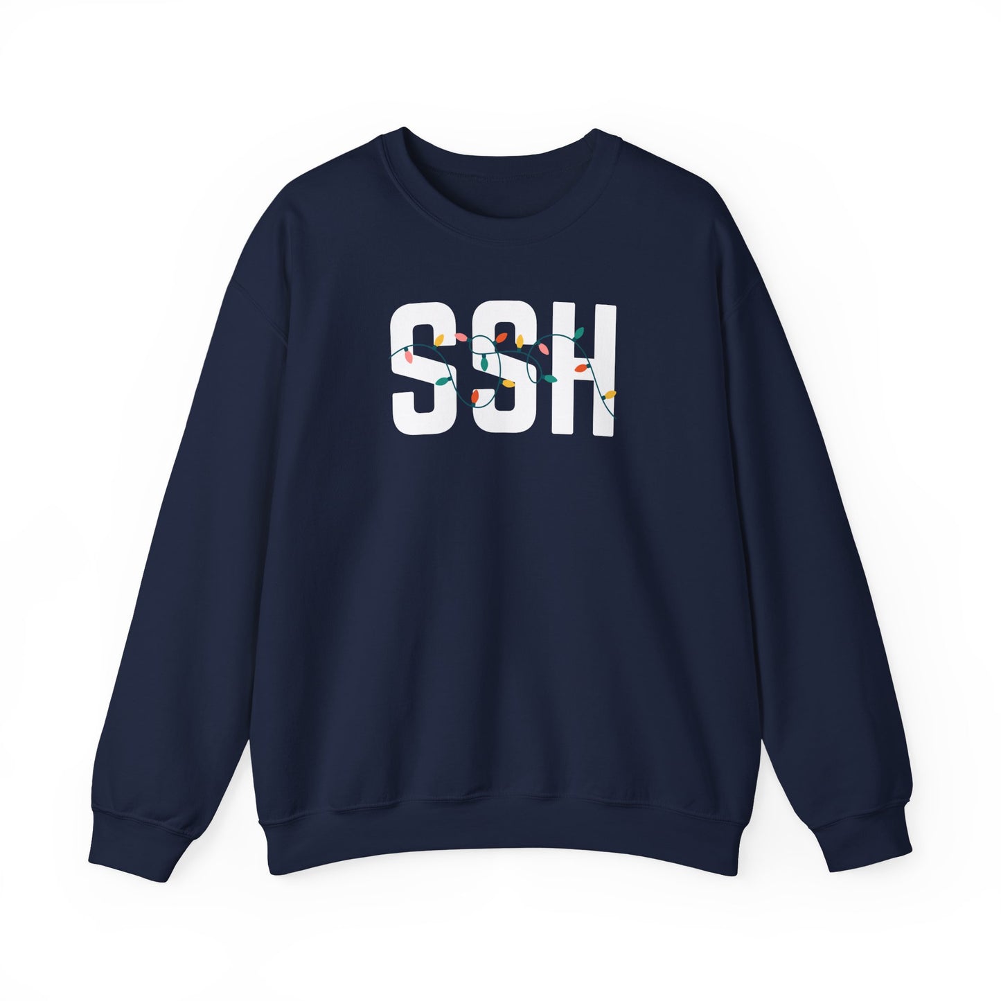 SSH HOLIDAY LIGHTS HEAVY BLEND CREWNECK