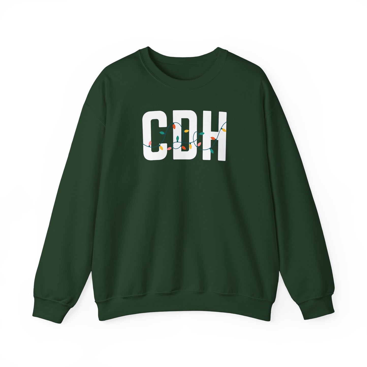 CDH HOLIDAY LIGHTS HEAVY BLEND CREWNECK