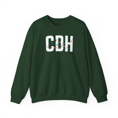 CDH HOLIDAY LIGHTS HEAVY BLEND CREWNECK
