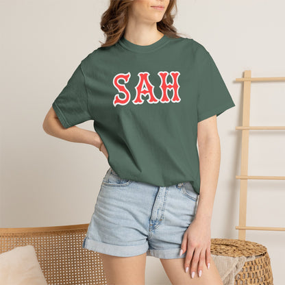 SAH SOX LETTERS TEE