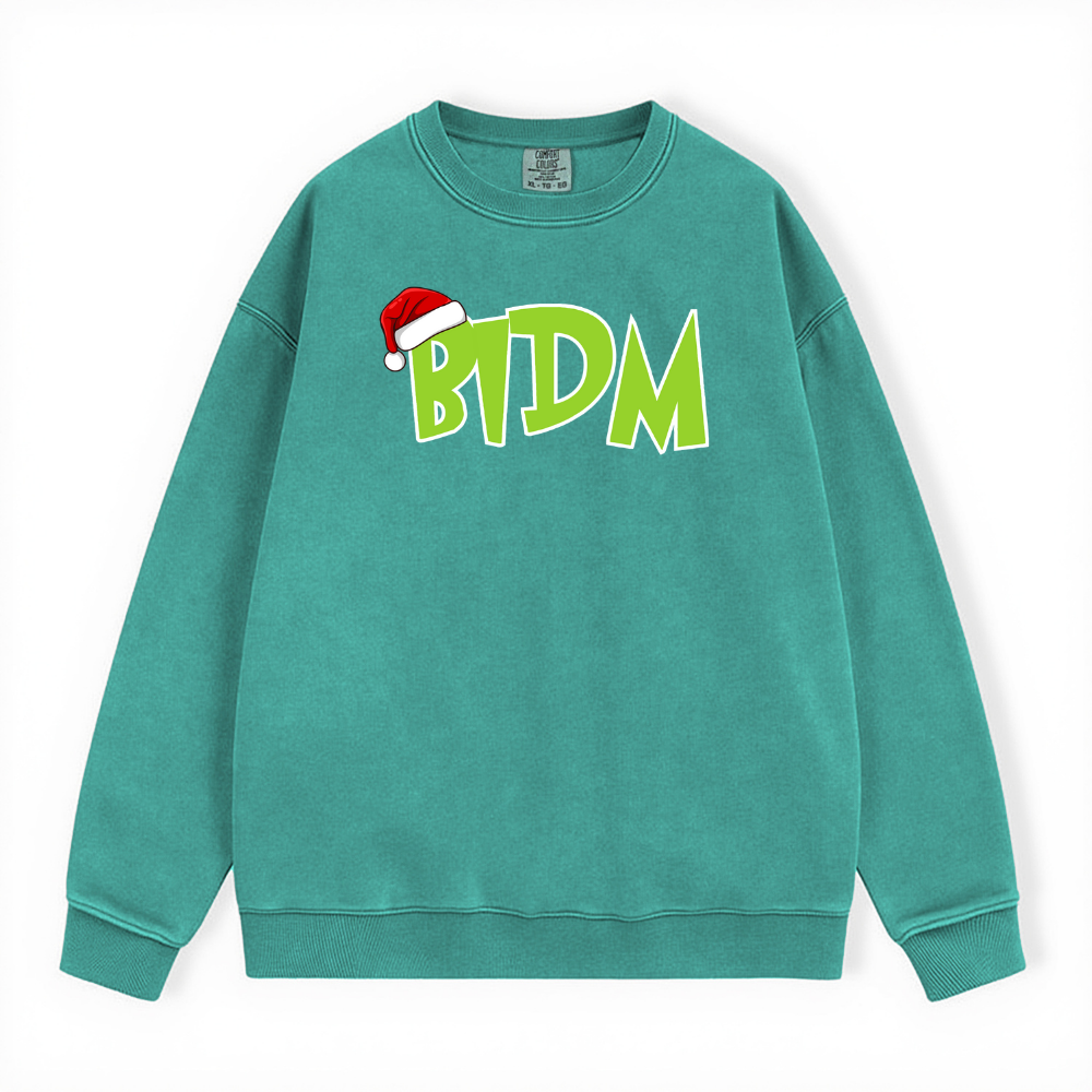 BIDM GRINCH COMFORT COLORS CREWNECK