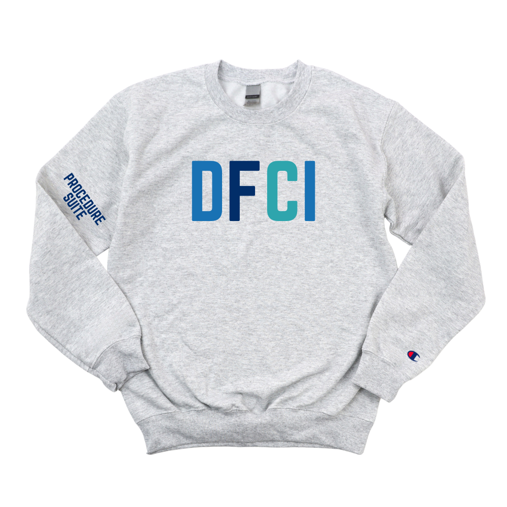 MULTI BLUE DFCI PROCEDURE SUITE CHAMPION CREWNECK