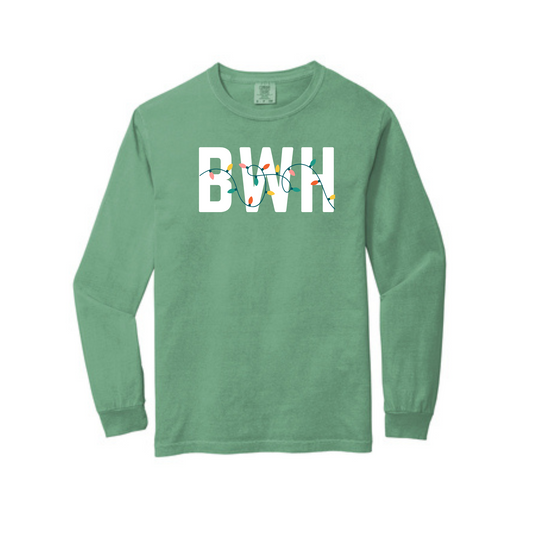 BWH HOLIDAY LIGHTS COMFORT COLORS LONG SLEEVE - CLEARANCE