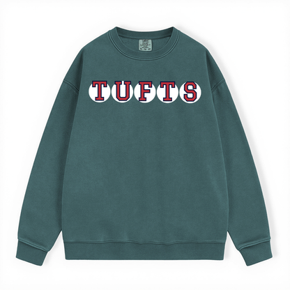 TUFTS RETIRED SOX LETTERS CREWNECK