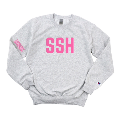 PINK SSH EMERGENCY DEPARTMENT - CHAMPION CREWNECK