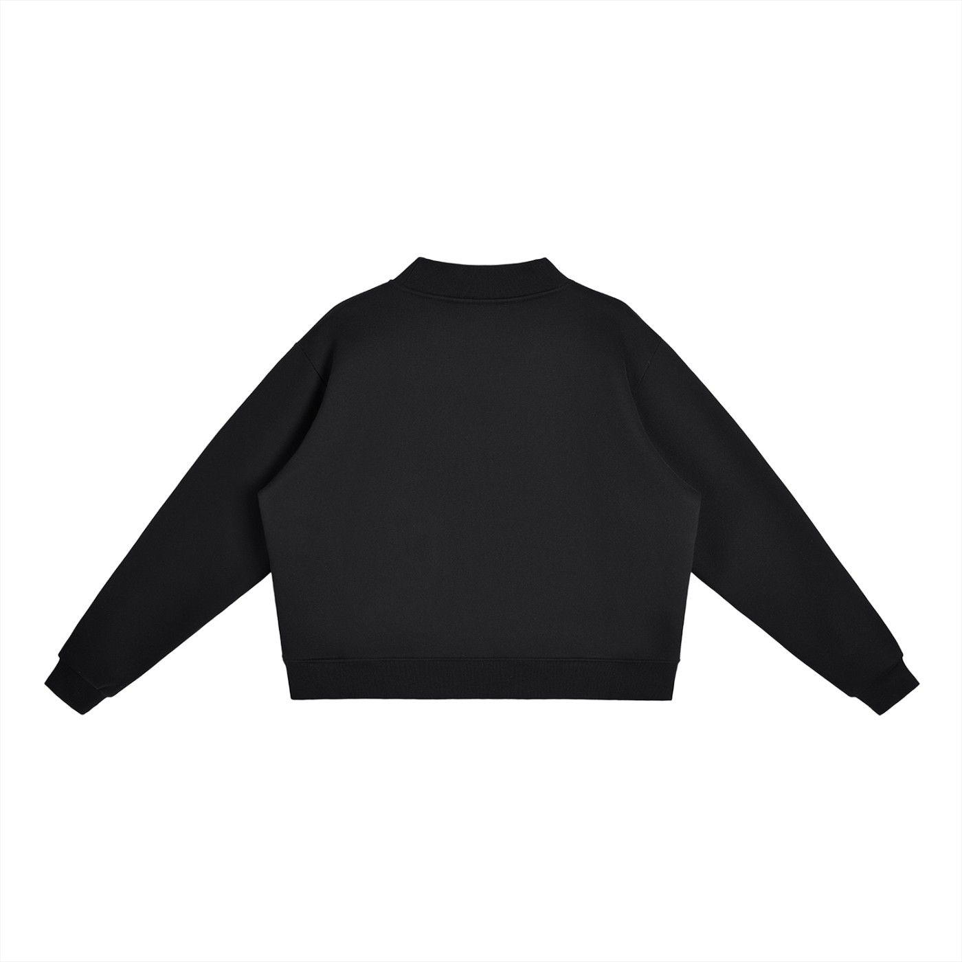 RIGHT ON HEREFORD BLACK MOCK-NECK CREW