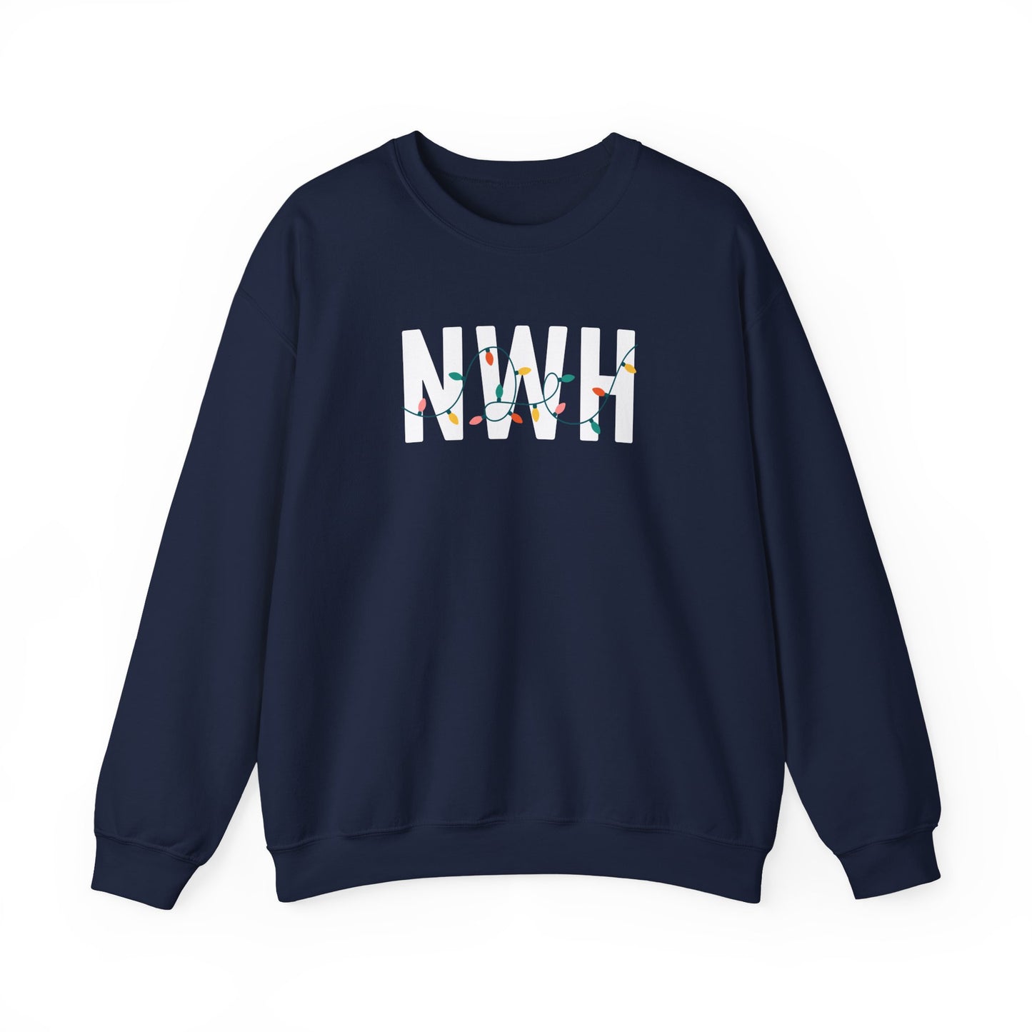 NWH HOLIDAY LIGHTS HEAVY BLEND CREWNECK
